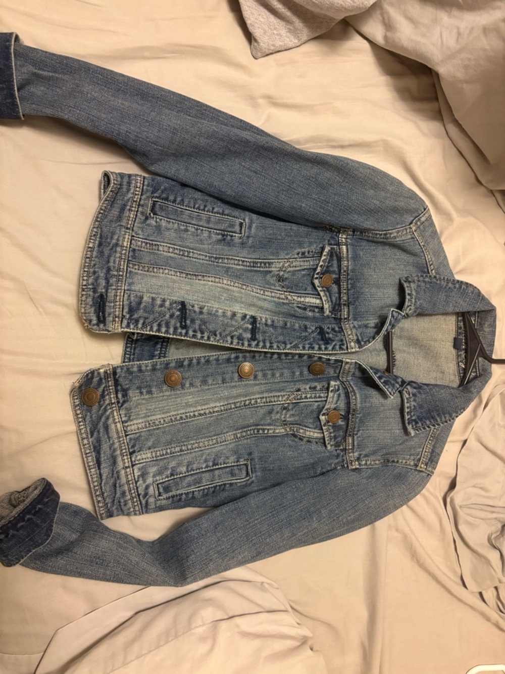 American Eagle Outfitters Light Blue Denim Jacket
